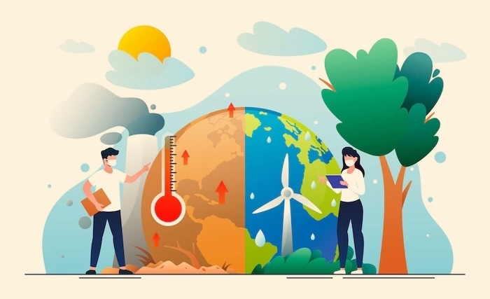 Derrière la lutte contre le changement climatique, Il y a d’abord, un enjeu de justice sociale et un enjeu de répartition de l’effort Derrière la lutte contre le changement climatique, Il y a d’abord, un enjeu de justice sociale et un enjeu de répartition de l’effort