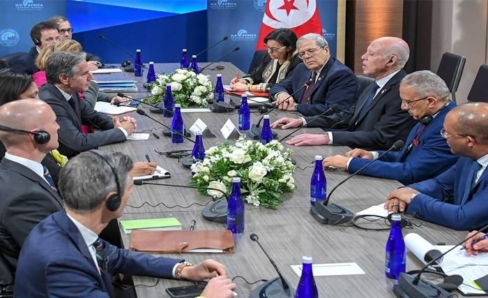 Ce que le président Kais Saïed a indiqué à Antony Blinken Ce que le président Kais Saïed a indiqué à Antony Blinken
