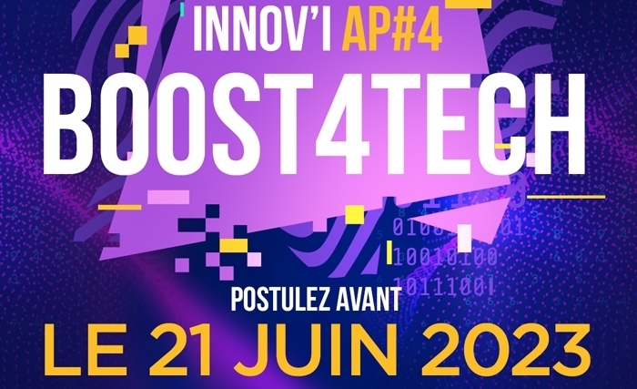 Innov’i - EU4Innovation lance son quatrième appel à projets «BOOST4TECH» au profit de l’écosystème de l’innovation Innov’i - EU4Innovation lance son quatrième appel à projets «BOOST4TECH» au profit de l’écosystème de l’innovation