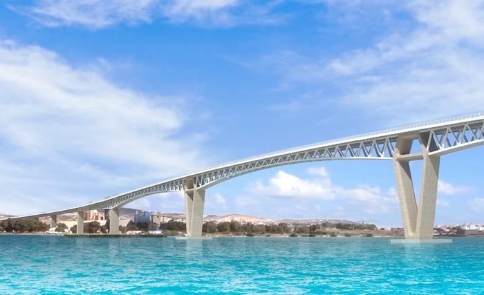 Le nouveau pont de Bizerte: Le projet s’étend sur une longueur de 9.5 km Le nouveau pont de Bizerte: Le projet s’étend sur une longueur de 9.5 km