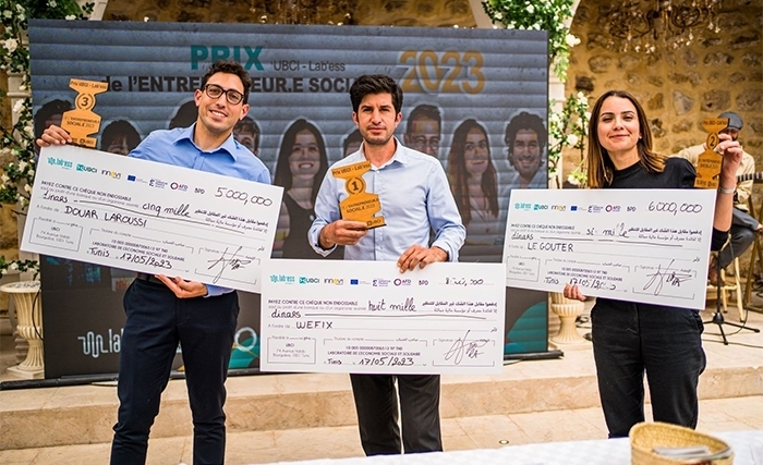 L’UBCI et l’incubateur LAB’ESS décernent le prix de l’entrepreneur.e social.e 2023 L’UBCI et l’incubateur LAB’ESS décernent le prix de l’entrepreneur.e social.e 2023