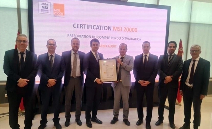 Cinquième certificat MSI 20000 relatif aux standards internationaux de qualité financière émis en faveur de la BIAT