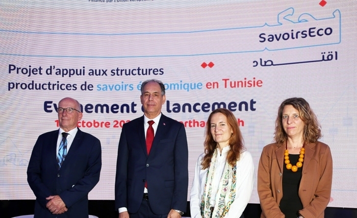 Lancement du Projet Savoirs Éco à l'IHEC Carthage: Soutien aux Structures Productrices de Savoirs Économiques en Tunisie Lancement du Projet Savoirs Éco à l'IHEC Carthage: Soutien aux Structures Productrices de Savoirs Économiques en Tunisie