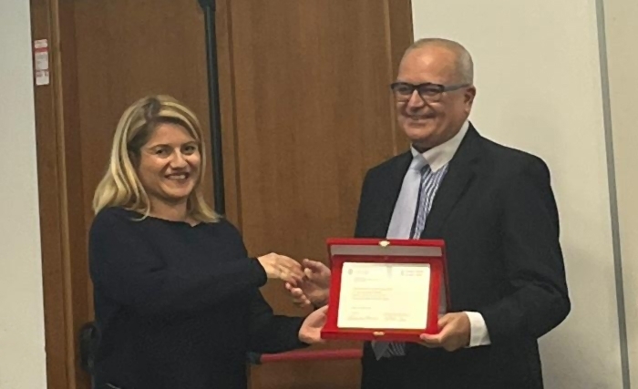 Remise du Prix des Droits humains de L'Université Sapienza de Rome au juge Rafaâ Ben Acour Remise du Prix des Droits humains de L'Université Sapienza de Rome au juge Rafaâ Ben Acour