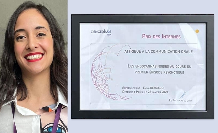 Dr Emna Bergaoui: Prix de la meilleure communication orale Dr Emna Bergaoui: Prix de la meilleure communication orale