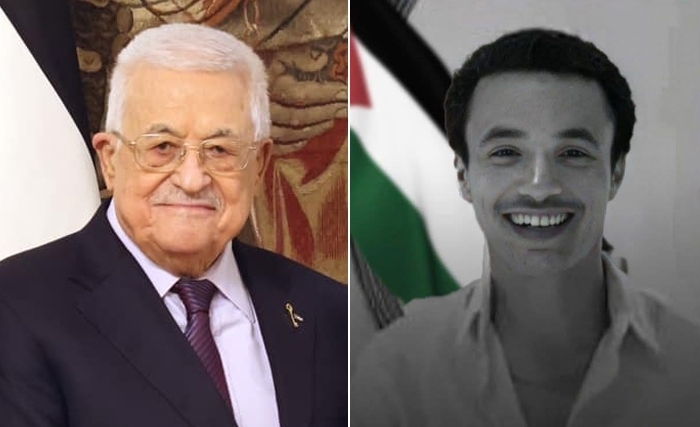 Mahmoud Abbes proclame l’étudiant tunisien Farès Khaled «martyr du drapeau palestinien» et le décore à titre posthume