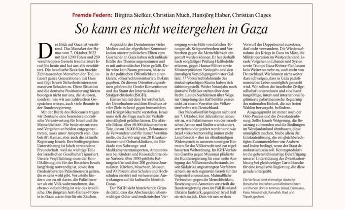 Quand le silence se fissure à Berlin: des diplomates allemands prennent position sur Gaza Quand le silence se fissure à Berlin: des diplomates allemands prennent position sur Gaza