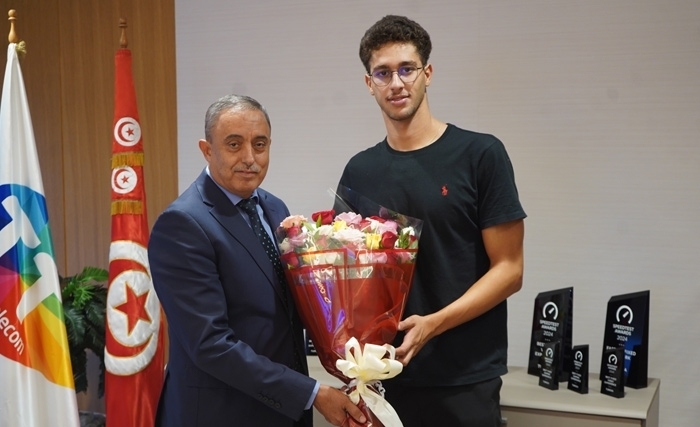 Tunisie Telecom rend hommage au champion du monde Ahmed Jaouadi
