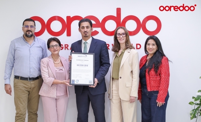 Ooredoo Tunisie obtient la certification ISO 22301:2019 Ooredoo Tunisie obtient la certification ISO 22301:2019