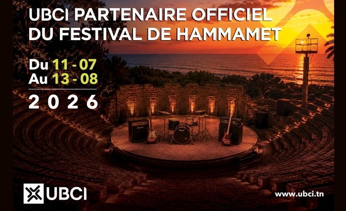 L’UBCI renouvelle son partenariat avec le Festival International de Hammamet pour sa 60ème édition