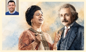 Aymen Bouali: Le temps selon Einstein… et Oum Kalthoum